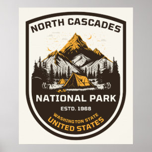 North Cascades National Park Outdoors and Nature Poster