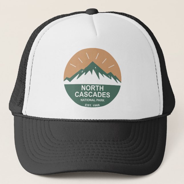 North Cascades National Park Trucker Hat (Front)