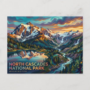 North Cascades National Park USA Postcard
