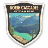 North Cascades National Park Washington Watercolor