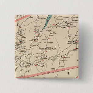 North Castle town 2 Inch Square Button