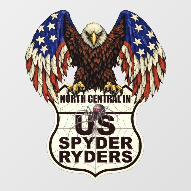 North Central Indiana Chapter - Decal Eagle Logo (Sheet)