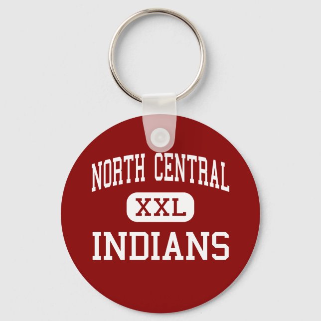 North Central - Indians - High - Spokane Keychain (Front)