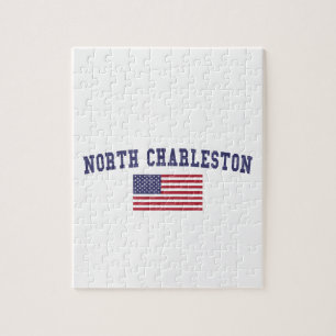 North Charleston US Flag Jigsaw Puzzle