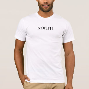 North Classic Timeless Minimal Black Logo T-Shirt