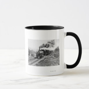 North Coast Limited Railway Train near Mug
