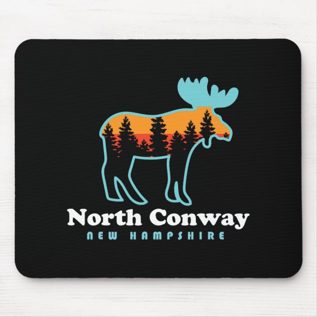 North Conway New Hampshire Moose Mountains  Mouse Pad (Front)