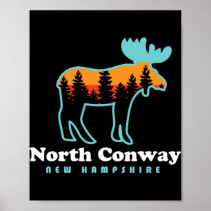 North Conway New Hampshire Moose Mountains  Poster