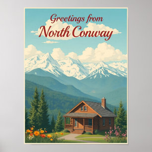 North Conway, New Hampshire – White Mountains Poster
