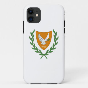 north cyprus country coat arms symbol emblem flag iPhone 11 case