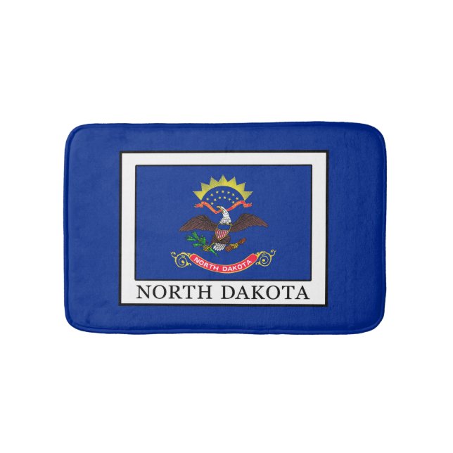 North Dakota Bath Mat (Front)