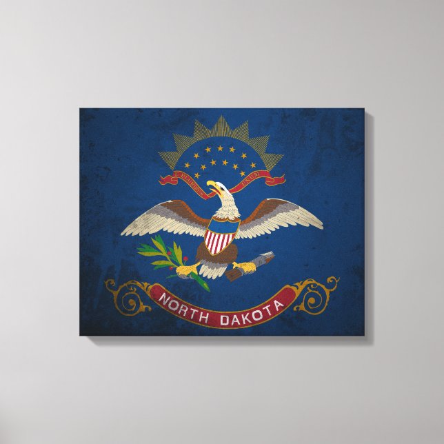 North Dakota Canvas Print (Front)