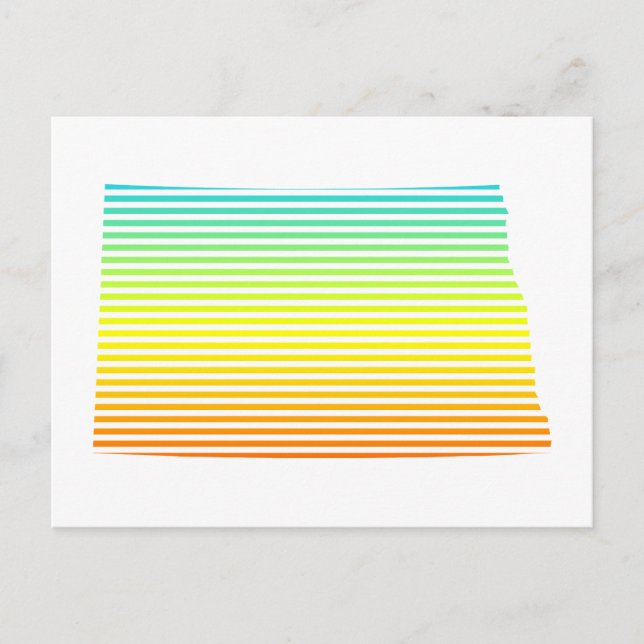 north dakota chill fade postcard (Front)