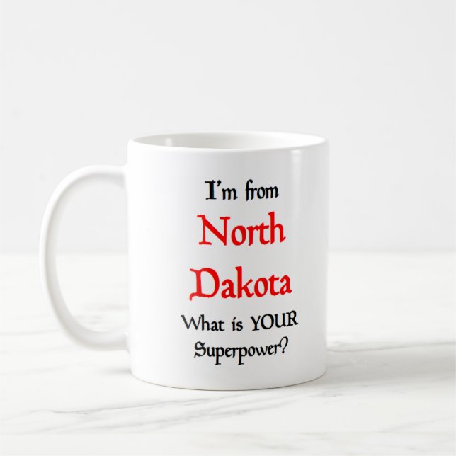 north dakota coffee mug (Left)