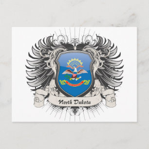 North Dakota Crest Postcard