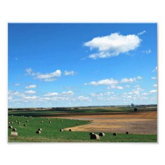 North Dakota Farm Land North of I-94 Photo Print