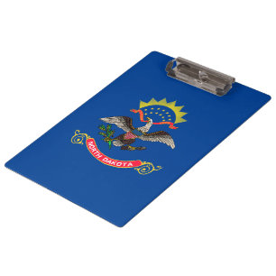 North Dakota flag Clipboard