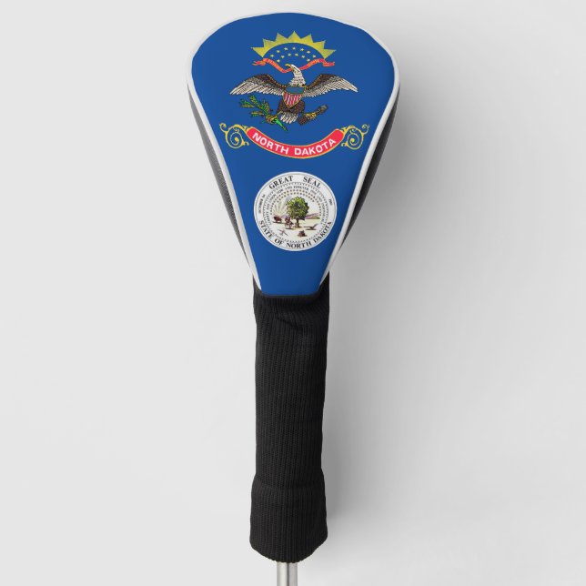 North Dakota flag Golf Head Cover (Front)