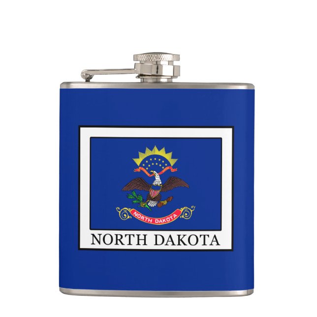 North Dakota Hip Flask (Front)