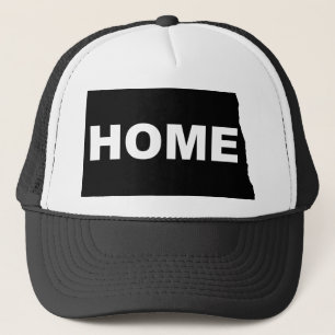 North Dakota Home Away From State Ball Cap Hat