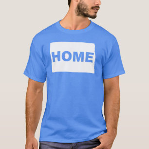 North Dakota Home Away From State T-Shirt Tees