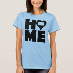 North Dakota Home Heart State Tees T-Shirt
