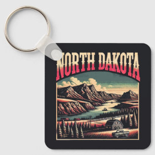 North Dakota Keychain