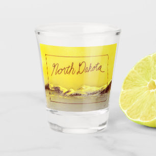North Dakota Land Shot Glass