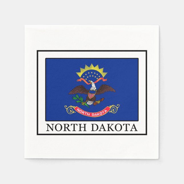 North Dakota Napkin (Front)