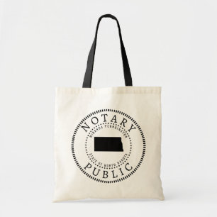 North Dakota Notary Public Personalized Tote Bag