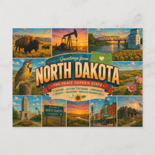 North Dakota Postcard