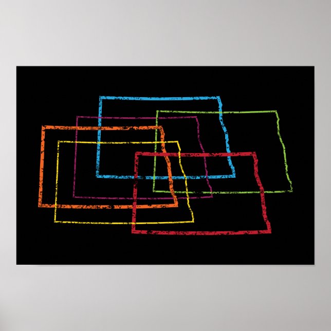 north dakota pride blur poster (Front)