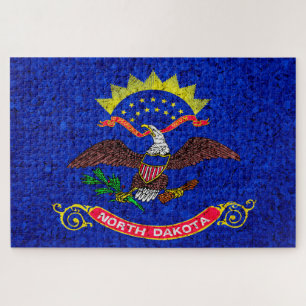 North Dakota State Flag Jigsaw Puzzle