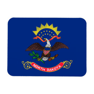 North Dakota State Flag Magnet