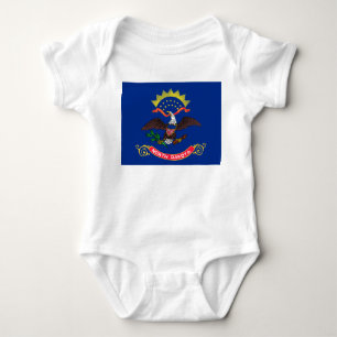 North Dakota State Flag (North Dakotan) Baby Bodysuit