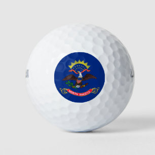 North Dakota State Flag (North Dakotan) Golf Balls
