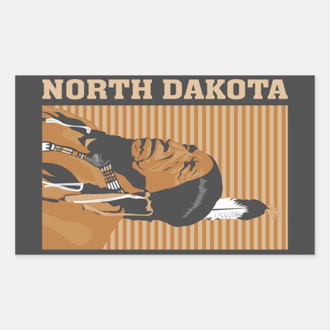 North Dakota Sticker (Front)