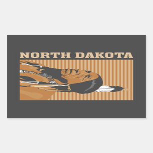 North Dakota Sticker