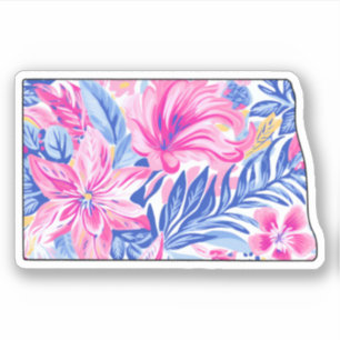 North Dakota - Summer Sticker - Lilly Inspired