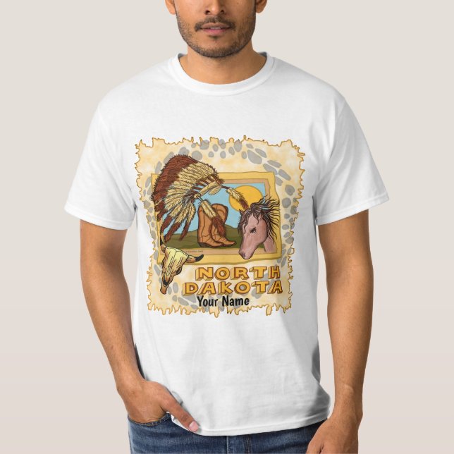 North Dakota T-Shirt (Front)