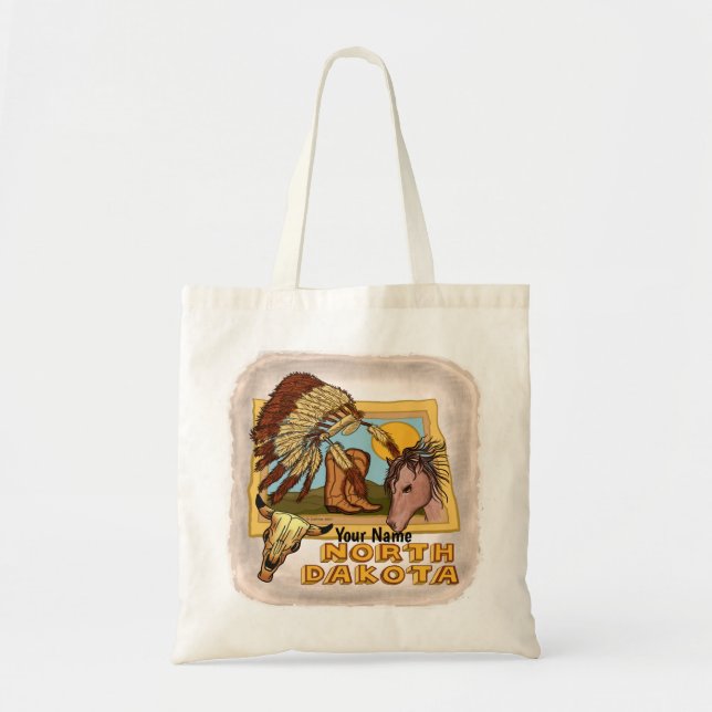 North Dakota  Tote Bag (Front)