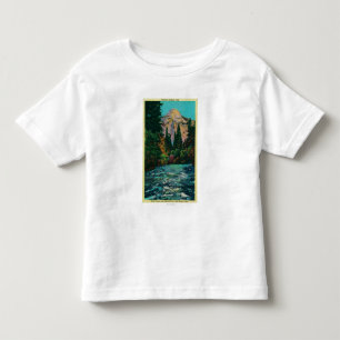 North Dome and Merced River from Happy Isles Toddler T-shirt