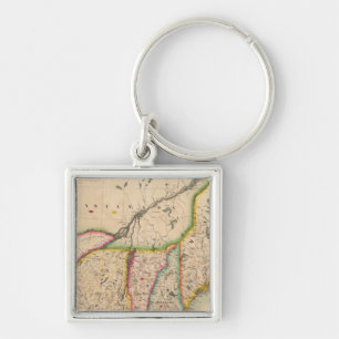 North east United States 43 Keychain