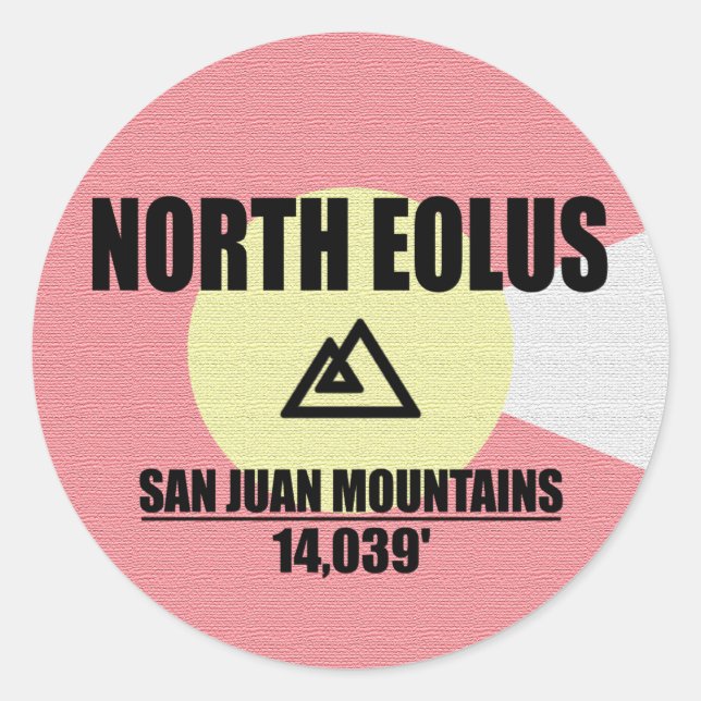 North Eolus Classic Round Sticker (Front)