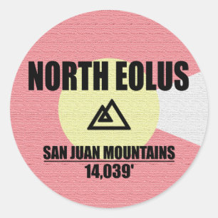 North Eolus Classic Round Sticker