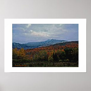 North face, Mt. Mansfield Poster