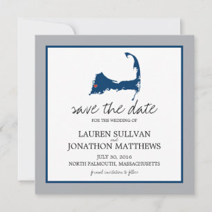 North Falmouth Cape Cod Wedding Save the Date