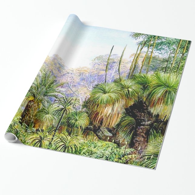 North - Forest Scene in West Australia Wrapping Paper (Unrolled)