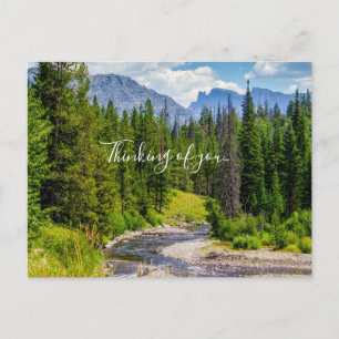 North Fork Shoshone River Penser À Vous Carte Post