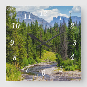 North Fork Shoshone River Wall Clock